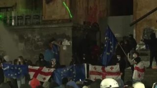 VIDEO A cincea noapte de luptă pentru libertate &icirc;n Georgia 