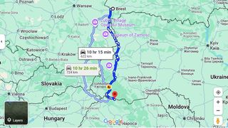 Belarus se află la mai puțin 600 de km de Rom&acirc;nia
