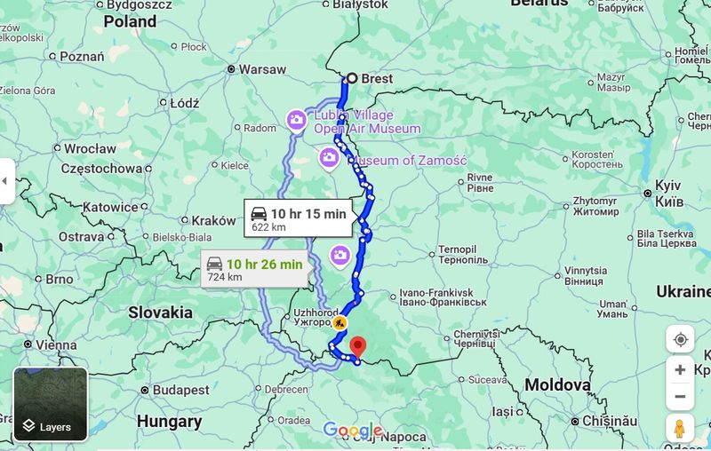 Belarus se află la mai puțin 600 de km de România