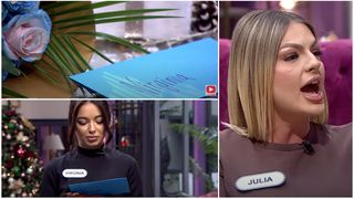 VIDEO "Super romantic" Cine &icirc;i oferă un buchet de flori Virginiei? Julia nu acceptă ce se &icirc;nt&acirc;mplă: "Cea mai proastă idee". Ce se &icirc;nt&acirc;mplă &icirc;n Casa Iubirii