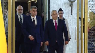 UPDATE VIDEO Viktor Orban a ajuns la Bucureşti. Marcel Ciolacu l-a întâmpinat pe premierul maghiar la Palatul Victoria