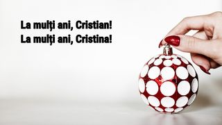 Îi sărbătorim sau nu pe cei cu numele Cristian sau Cristina de Crăciun?