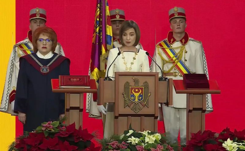 maia sandu, presedinte republica moldova, maia sandu juramant 