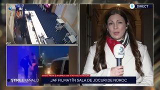 VIDEO Jaf filmat &icirc;n sala de jocuri de noroc, &icirc;n Ajunul Crăciunului