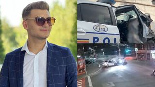 El este tânărul care a provocat accidentul de la Borșa. A băgat trei polițiști în spital, după care a fugit de la locul accidentului