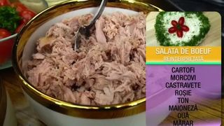 VIDEO Rubrica "Să crești mare" - Salata boeuf cu ton