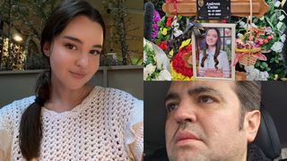 "Nu avem liniște” Ce a apărut la mormântul Andreei Cuciuc, la 40 de zile de la moartea sa! Părinții fetei, devastați în cimitir