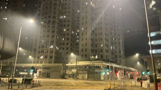 Fum toxic după artificiile din Hong Kong