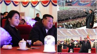 VIDEO Dictatorul Kim Jong-un, împreună cu fiica sa în noaptea de Revelion. Detaliul uimitor din fotografia virală.  Cum s-au distrat nord-coreeni în piața din Phenian