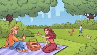 Test: C&acirc;t ești de deștept? &Icirc;n c&acirc;te secunde găsești cele trei fețe care se ascund &icirc;n parc?