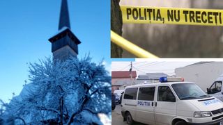 VIDEO Un t&acirc;năr mort și 3 &icirc;njunghiați &icirc;n fața mănăstirii din Ieud, Maramureș. Trei suspecți reținuți, unul a fugit