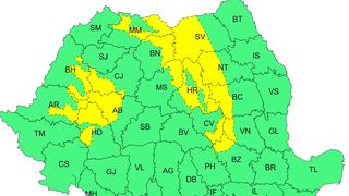 cod galben ploi, vant puternic, atentionare meteo vreme rea 