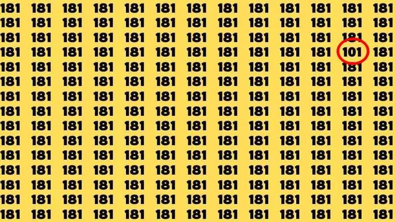 iluzie optica, tesi iq, test numere 