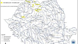 cod galben inundatii, rauri, avertisment hidrologi 
