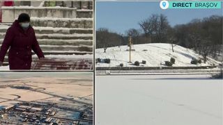 VIDEO Ger în aproape toată țara