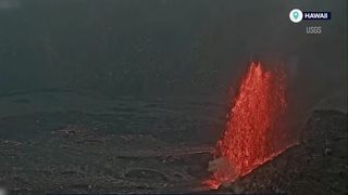VIDEO Vulcanul Kilauea, erupție spectaculoasă