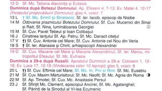 Calendar ortodox 27 ianuarie 2025