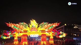 VIDEO Străzile din China, împodobite de sărbătoare