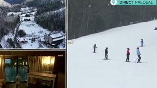 VIDEO Ninsorile au revenit la munte! Pârtii pregătite pentru vacanță