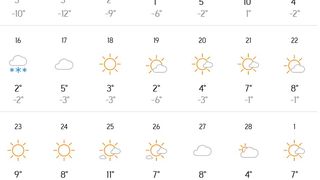 Vremea &icirc;n București &icirc;n februarie 2025