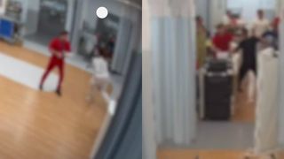 VIDEO „A sărit de pe targă”. A bătut medicii care încercau să îl ajute