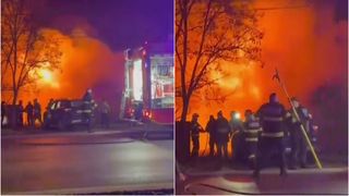 VIDEO Bătrân rănit în explozie. Ce a pornit deflagrația?