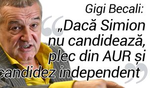 Gigi Becali, ultimatum pentru George Simion: „Dacă nu candidează, plec din AUR. Georgescu nu va fi lăsat și are o șansă”