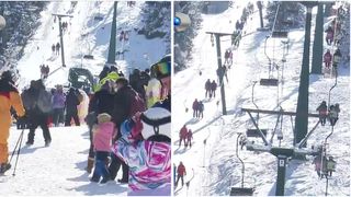 VIDEO Distracție pe pârtiile de schi