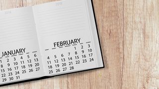 Luna februarie - calendar