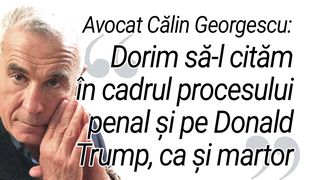 VIDEO Avocat: Călin Georgescu ar putea să-l cheme pe Trump ca martor al apărării în dosarul său. Candidatul independent face precizări