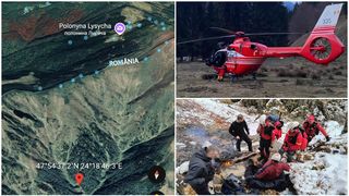 Operațiune de salvare ca &icirc;n filme &icirc;n Maramureș