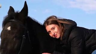 Gabriela Mihai și Athena, iapa ei