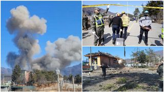 Un avion a scăpat din greșeală 8 bombe &icirc;ntr-o zonă rezidențială. Prăpăd pe timp de pace