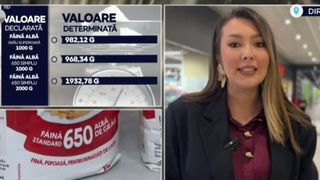 VIDEO C&acirc;t c&acirc;ntărește, de fapt, un kilogram de făină? &Icirc;n pungi se află mai puțin dec&acirc;t cantitatea de pe ambalaj