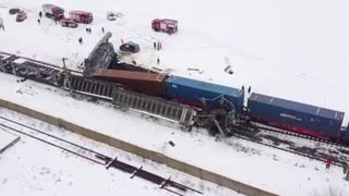 Accident &icirc;ntre două trenuri