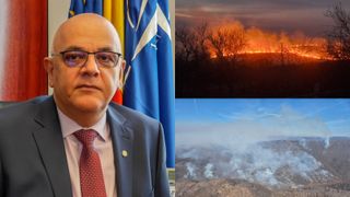 Incendiile de vegetație fac primele victime. Raed Arafat, semnal de alarmă: „O femeie carbonizată, mii de hectare arse. Sunt acțiuni intenționate”