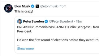 Mesajul lui Elon Musk, după ce candidatura lui Călin Georgescu a fost respinsă de BEC