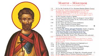 Ce sărbătoare este în Calendarul ortodox pe 10 martie 2025?