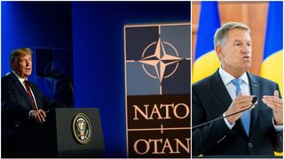 Donald Trump  l-a ironizat pe Klaus Iohannis în fața lui Mark Rutte, secretarul general al NATO: "Am zis 'Ăsta e omul care ne trebuie'"