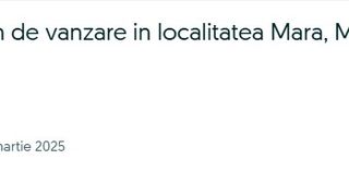 Teren intravilan, la doar 5 euro/mp, &icirc;n Maramureș