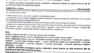 Subiecte Rom&acirc;nă Simulare BAC 2025: profil real