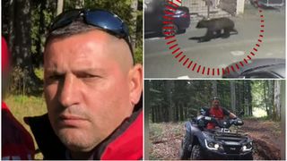 VIDEO Salvamontist atacat de o ursoaică în stațiunea Predeal. "Urmele de labe cu sânge au rămas pe trotuar"