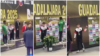 Un ucrainean de 13 ani a refuzat să urce pe podium alături de un copil rus. Am&acirc;ndoi au c&acirc;știgat un concurs de karate, &icirc;n Spania: "Fără fotografii cu teroriştii"