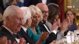 VIDEO Dineu fastuos pentru Regele Charles și Regina Camilla