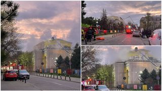 Teatru din Capitală, cuprins de flăcări. Intervenție de amploare a pompierilor. Panică în București înainte de Florii