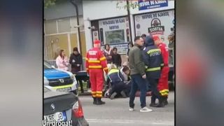 VIDEO Fiu de polițist, accident cu patru mașini &icirc;n Tecuci. T&acirc;nărul era băut 