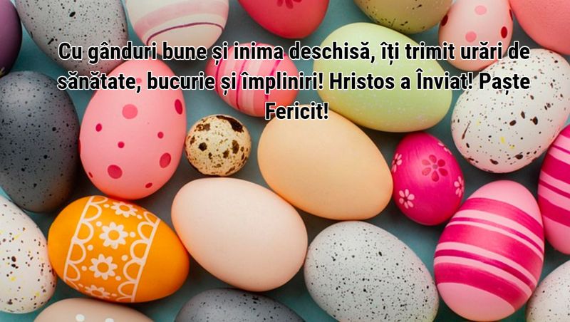 Urări de Paște 2025 cu Hristos a Înviat