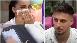 VIDEO Momentul adevărului! Andreea Mantea verifică telefonul Laurei și al lui Sorin. Concurenta izbucnește în lacrimi: "Taci! Nu pune mâna pe mine"