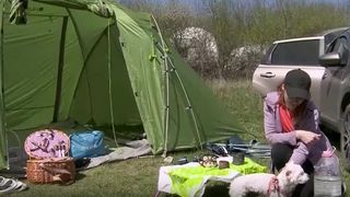 VIDEO Paște în natură pentru mulți români. Zeci de turiști au ales să își petreacă sărbătorile la cort