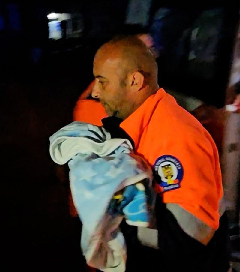 Nou-născutul salvat